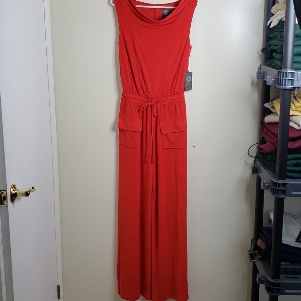 Vince Camuto Sleeveless Cowl Neck Jumpsuit